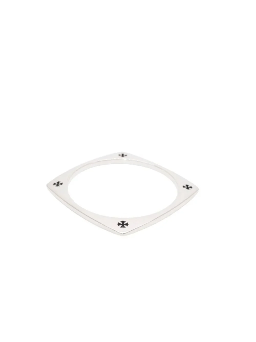 Chrome Hearts KH Square Kate Hudson Bangle CH Plus 925 Sterling Silver